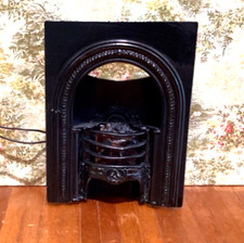 Pheonix DH139  Small Parlour Fireplace Kit Grate & Surround Metal 1:12 Scale