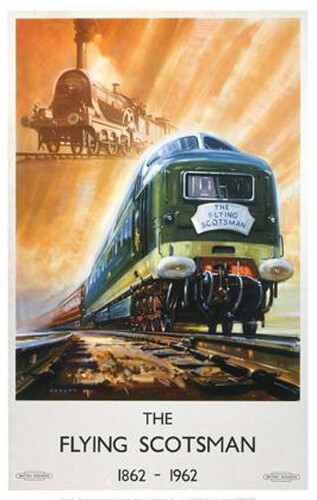 Vintage flying scotsman - vintage,