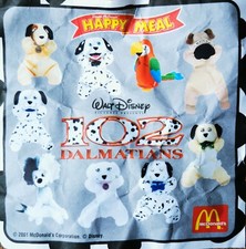 McDonalds Happy Meal Toy 2001 Movie 102 Dalmations Plush Toys - Various