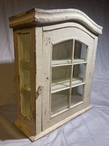 Distressed whitewash cabinet - whitewash,