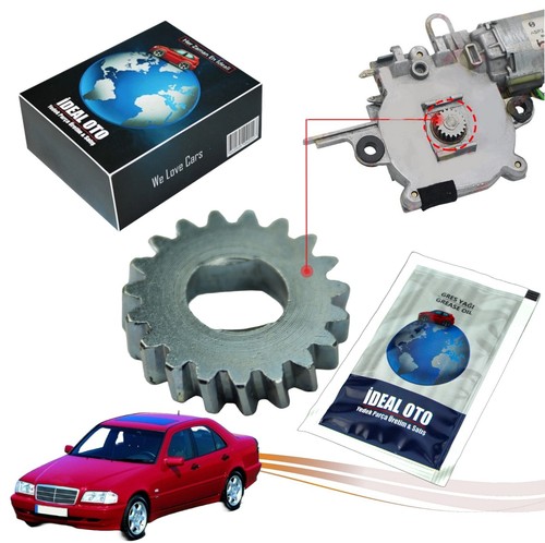Sunroof motor gear - (steel), &