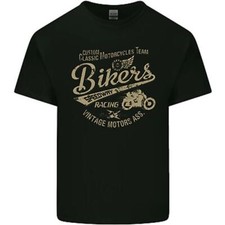Bikers Speedway Racing Mens Cotton T-Shirt Tee Top