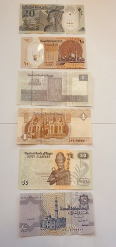 Egyptian money collection - money, collection/