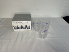 Marquis By Waterford Crystal Set Of Three 10cm Crosby Tumblers - New & Boxed