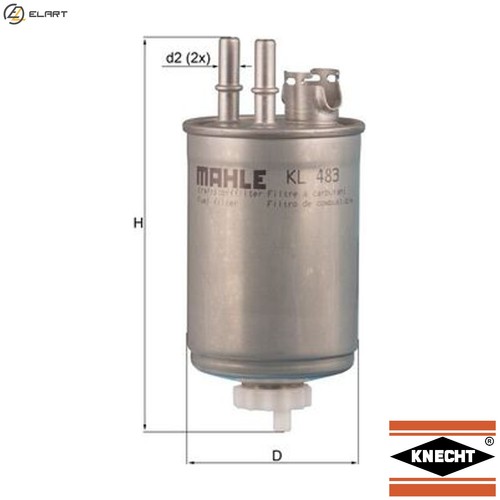 Fuel filter 483 - fuel, ford