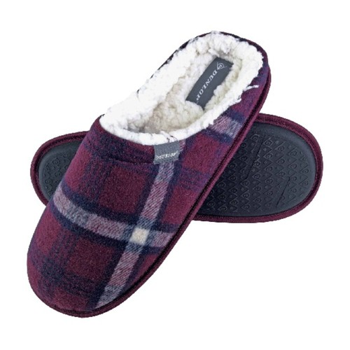 Mens fleece lined mule - mens,