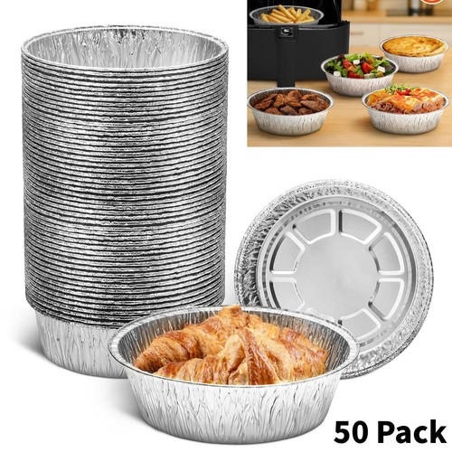 50pcs disposable aluminum - 6'',