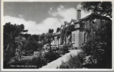 St. Mawes, Cornwall - Pen Eglos (Hotel) - RP postcard by Thomas c.1950s