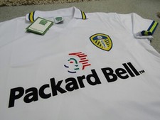 Official Score Draw Men's Leeds United FC 1998 Retro Home Shirt