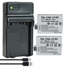 2× LP-E5 Battery Für Canon
