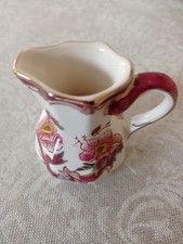 Masons Red Mandalay Miniature Ironstone China Jug Hand Painted, 6.5cm