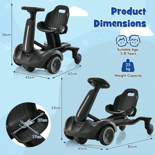 Powered ride drift car 6v - ride, on