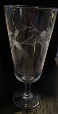 Vintage Etched Glass Beautiful