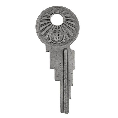 Antique key unusual numbered - antique,