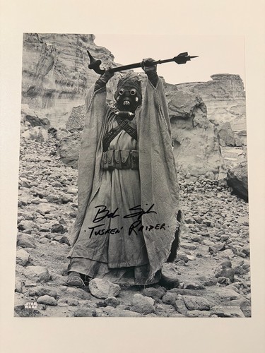 Bob spiker signed topps 8x10 - bob,