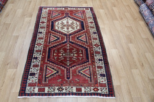 Vintage heriz oriental rug - vintage,