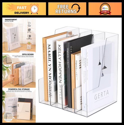 Clear vertical file holder - file,