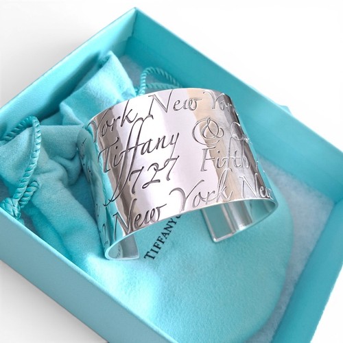 Tiffany notes wide cuff - notes,