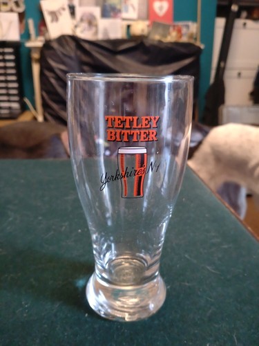 Tetley bitter glass - tetley,
