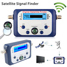 LCD Digital Satellite Finder Meter Signal Strength Dish Sat Directv Compass