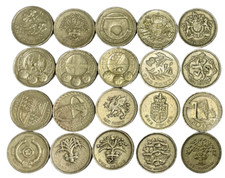 Rare one pound coins - rare,