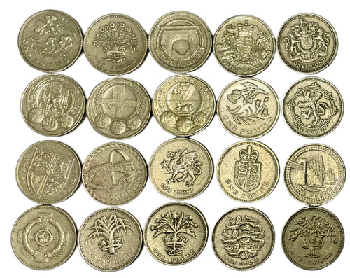 Rare one pound coins - uk,