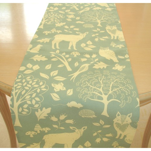 6ft table runner - table, deer