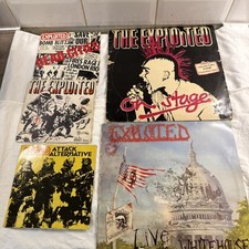 EXPLOITED SINGLES & LP’S UK SECRET RECORDS PUNK JOBLOT X 5  
