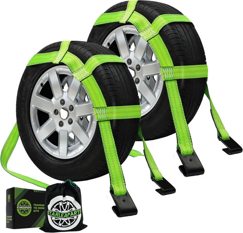 Tow dolly straps pack - dolly, straps,