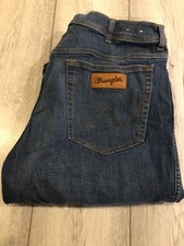 MEN'S WRANGLER TEXAS STRETCH JEANS 44" WAIST X 32" - BLUE..