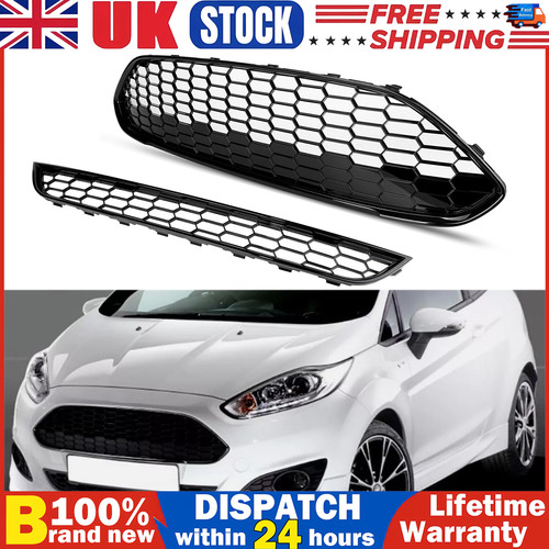 Front honeycomb grille - front, black