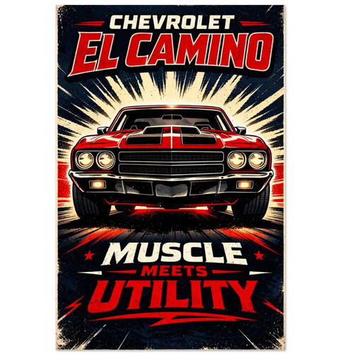 Chevrolet camino poster - camino,