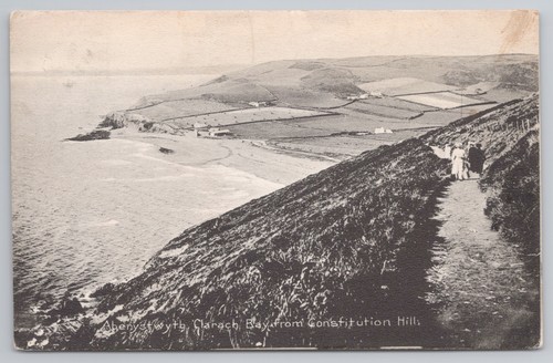 Rppc aberystwyth clarach bay - rppc,