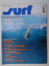 SURF MAGAZINE 11/00,ARROWS,GAASTRA,NEIL CHALK,GUN SAILS,NORTH SAILS,SIMMER FREE