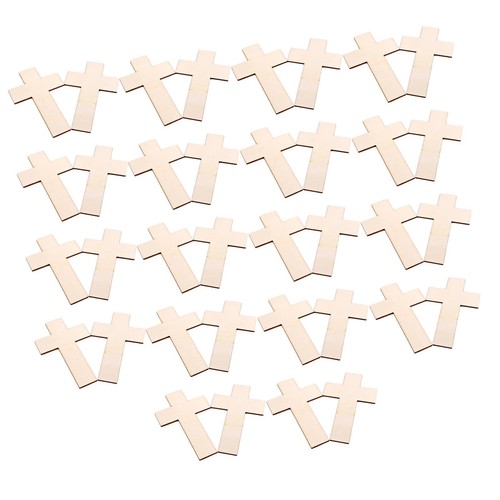 36pcs small wooden crosses - 36pcs,