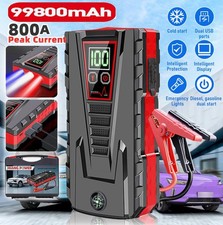 99800mAh Car Jump Starter Power Pack Battery Booster Battery Charger Power Bank