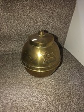 VINTAGE BRITISH EMPIRE EXHIBITION 1924 BRASS LIPTONS TEA CADDY SOUVENIR 