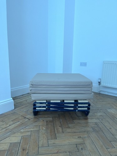 Fold away futon camping bed - futon,