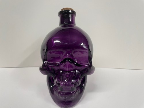 Glass skull bottle crystal - glass,
