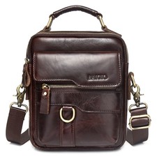 Men's Leather Travel Cross Body Bag Messenger Shoulder Bag Man Purse Handbag New
