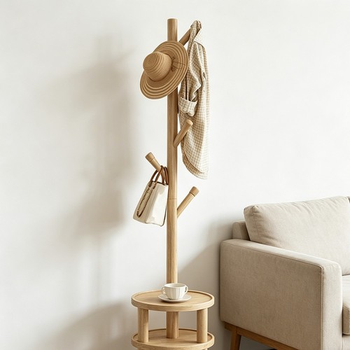 Wooden coat rack freestanding - rack,