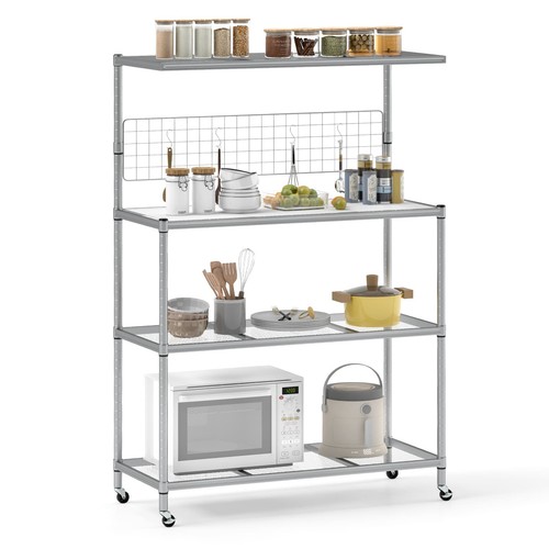 Costway bakers rack wheels - bakers,