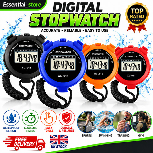 Digital stopwatch timer - digital,