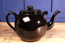 Vintage tea pot large - vintage, brown