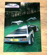 ASTON MARTIN BULLDOG - FRAMEABLE COLLECTIBLE ORIGINAL CLASSIC CAR POSTER IMAGE