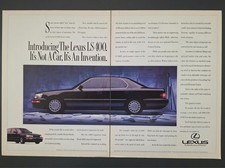 1990 2-Page PRINT AD LEXUS