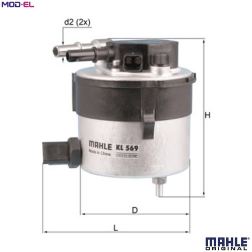 Fuel filter 569 - kl,