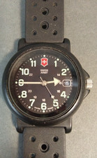 Victorinox Swiss Army Black Watch Field Rubber Quartz 24228  GO/NG