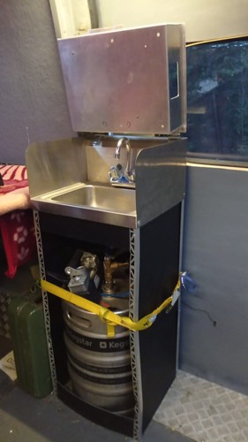 Campervan camping kitchen - kitchen, hob