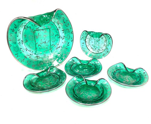 Vintage green art - vintage, glass